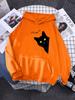 Hoody Big Black Cat Personality Print Hoodie Womens Streetwear Warm Hoodies For Girls Fashion Winter Women Sweatshirt And Hoodie