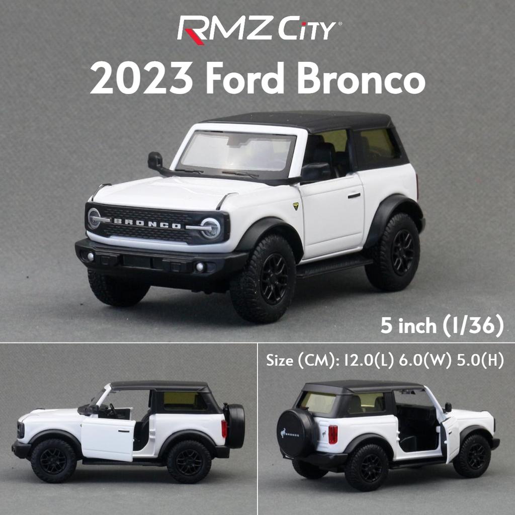 fsbn3 1/36 Ford Bronco Mustang GT F-150 Toy Car Model For Children RMZ CiTY Diecast Metal Miniature Pull Back Collection Gift Kid Boys