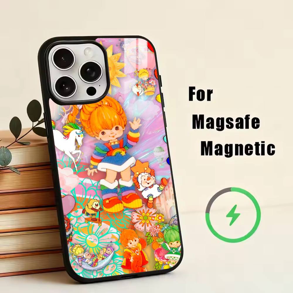 Color Kids Rainbow Brite  Phone Case For iPhone17,16,15,14,13,12,11 Plus,Pro Magnetic with Magsafe Wireless Charging