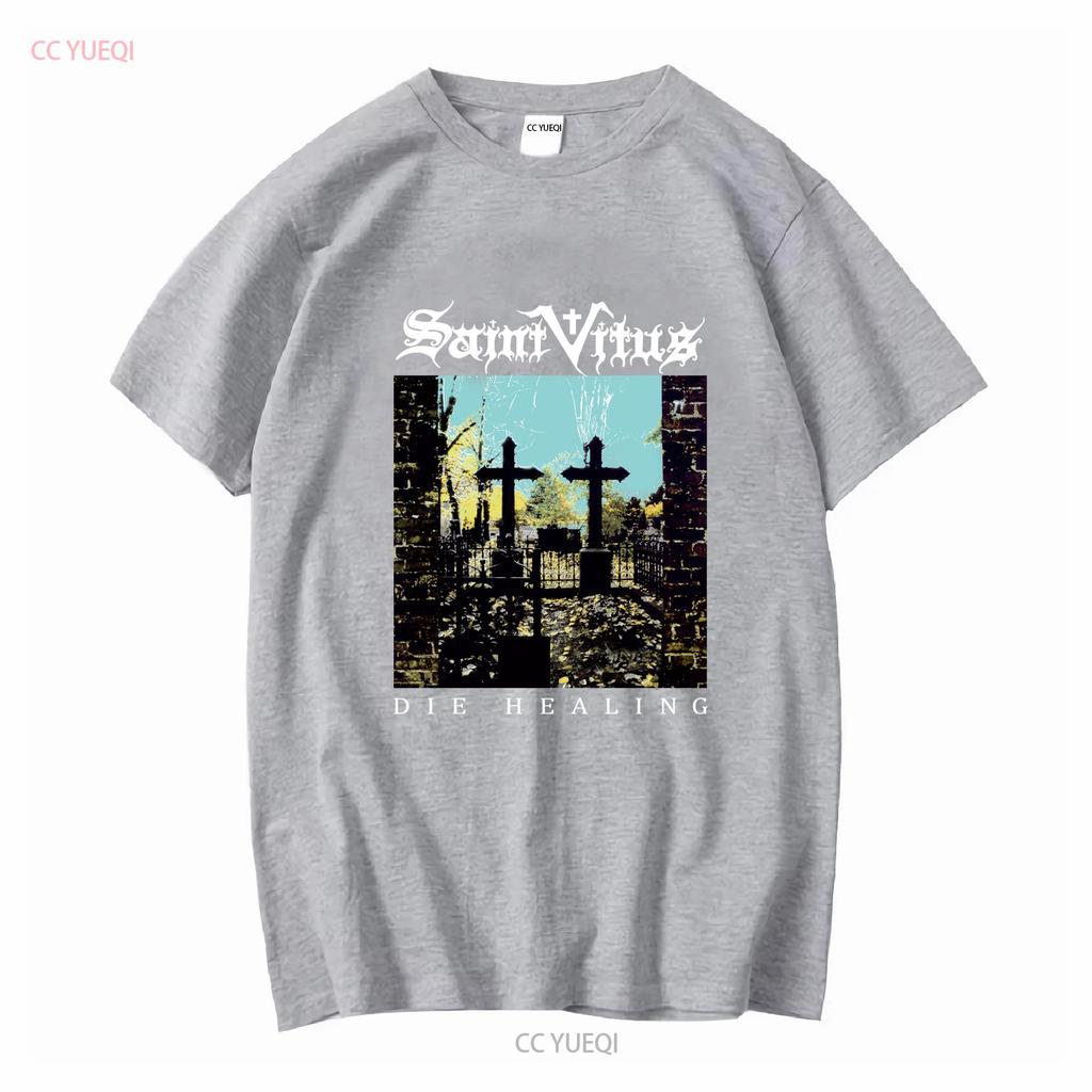 SAINT VITUS BLACK DIE HEALING T Shirt Full Size S To 5XL TP486 Long or Short Sleeves Vintage Washed Homme Stretched Soft