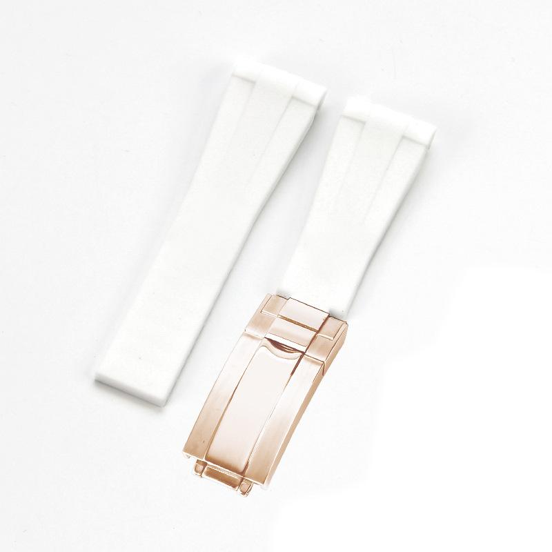 

Rolex Зелений Submariner Explorer GMT Daytona Yacht-Master Чорний Силіконовий Ремінець для Годинника, 20мм 20mm