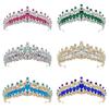 Luxury Zinc Zinc Alloy Princess Crown Shiny Bridal Headwear Trendy Girls Party Headbands  Themed Parties