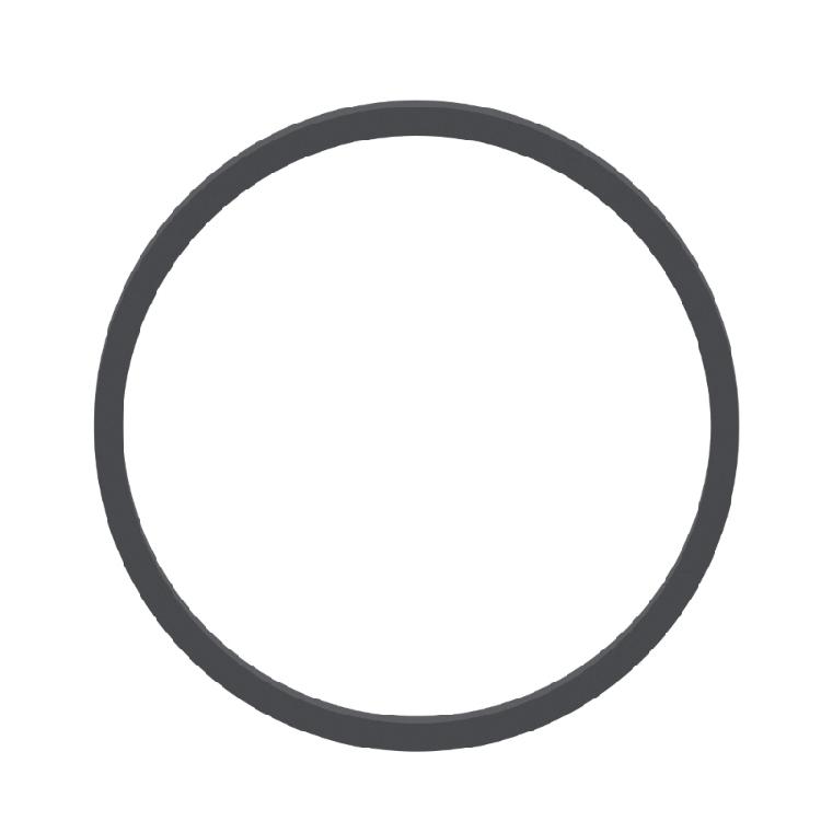 Rubberen Aandrijfriem voor Videospelers Riemen Hoge Elasticiteit 20-100mm Gevouwen Maat Optie Dikte 1.5mm