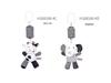 TOLOLO Baby Cartoon Animal Black & White Crib Mobile Toy