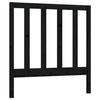 VidaXL Headboard Black 96x4x100 Cm Solid Pine Wood 817674