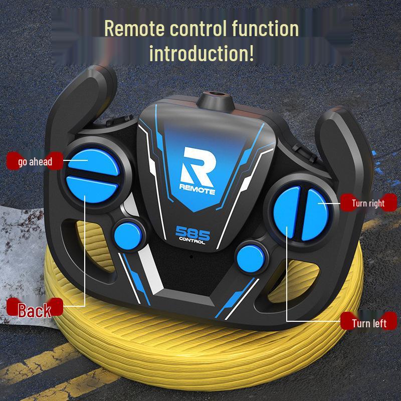 High-Speed Drop-Resistant RC Racing Car: Four-Way Rechargeable Electric Model for Kids