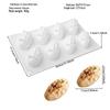 Moldes de Silicone 3D para Bolo de Mousse de Frutas: Pera, Maçã, Abacaxi, Pêssego, Durião, Framboesa.