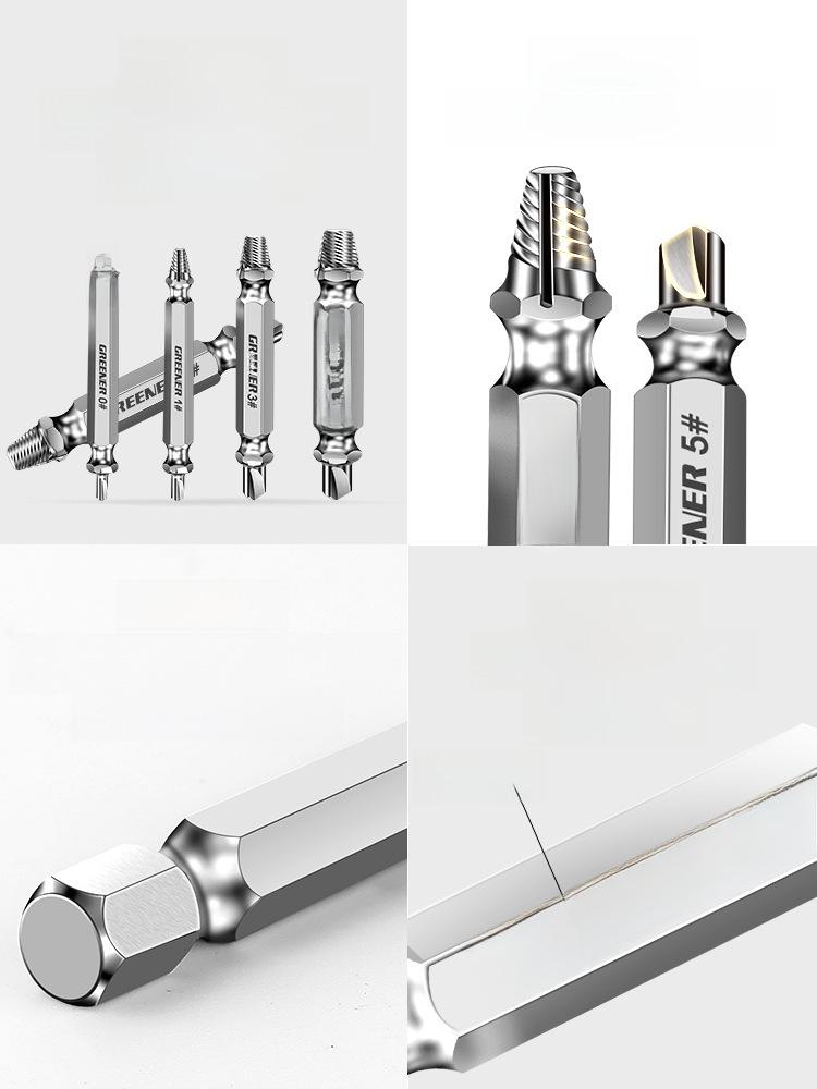 Universal Rusty Screw Extractor Tool for Deep Hole and Broken Wire Removal