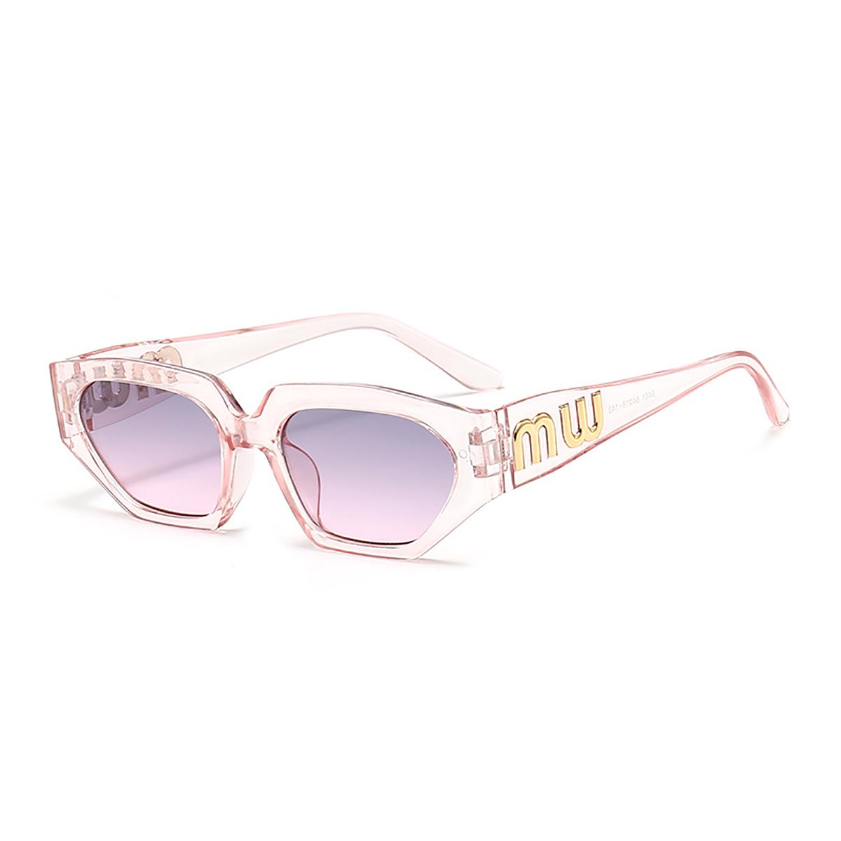 

Pc Frame Vintage Sunglasses Women Men Brand Cat Eye Sun Glasses Retro Eye Glasses Goggle for Male Female Rectangle Sunglasses MULTI
