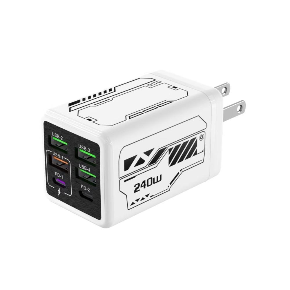 USB A+C 240W Ladegerät Stecker EU/US/UK USB C Ladegerät Handy Ladeadapter für Huawei/Xiaomi/Samsung