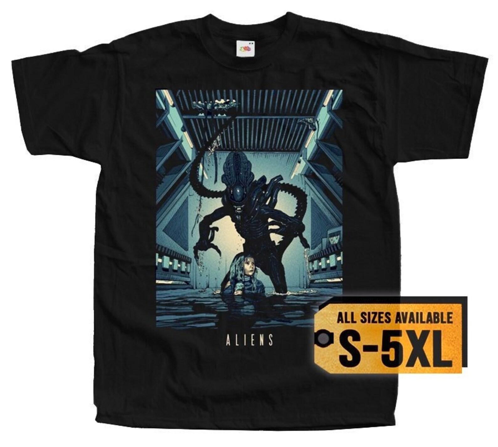 Alien V43 Poster Men T-Shirt all sizes S-5XL 2XL