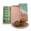 KanoZA Kanoda Prickelnde Knusprige Matcha-Galette Gebackenes Süßwaren Weiße Schokolade 5 Stück Geschenk
