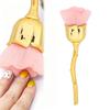 Rose Shape Design Nail Dust Brush Multifunctional Manicure Brush  For Beauty Manicure