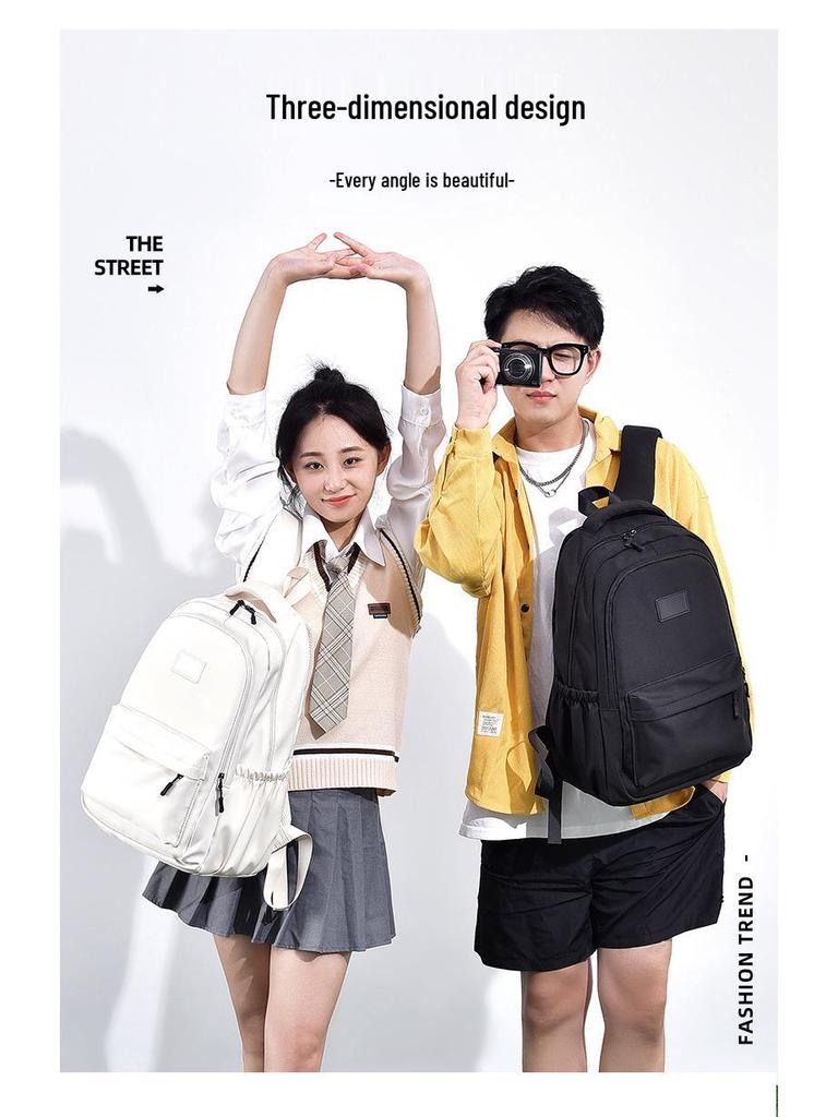 Trendy Japanese Korean Style Large Capacity School Backpack for Teens