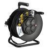 Cable Reel - Electraline - 28907 - 15m - 4 Sockets 16a - Domestic and Professional Use