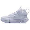 Li Ning Enlightenment Textile, Synthetic Leather Cushioning Slip Resistant Abrasion Resistant Low Top Casual Shoes AGBQ122-4