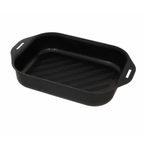 Made in Japan Takagi Glee-ru Removable Handle Grill Pan with Stainless Steel Lid and Handle, Square, 3-Piece Set