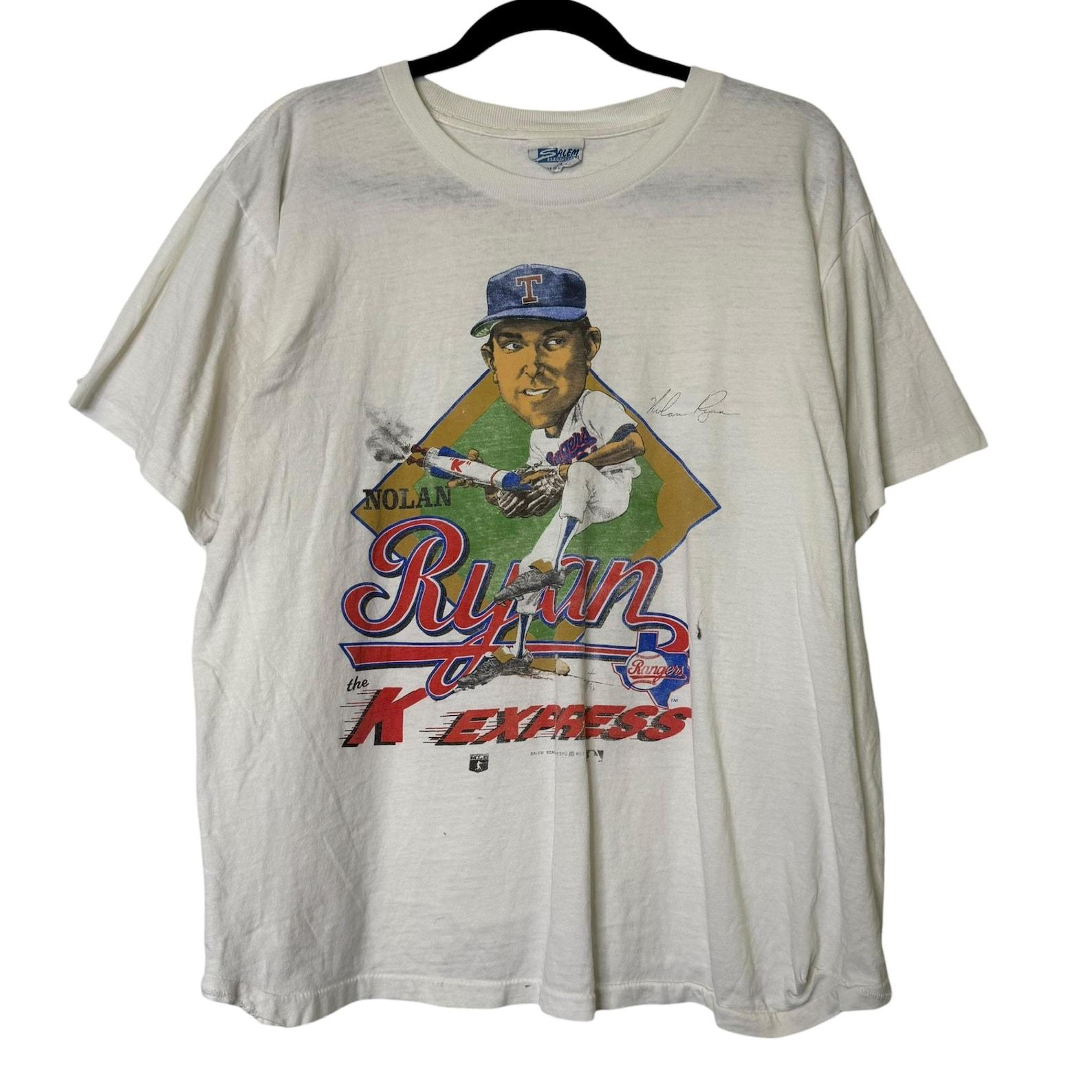 1999 Nolan Ryan Rangers Salem T shirt Sz L (B1645) XL
