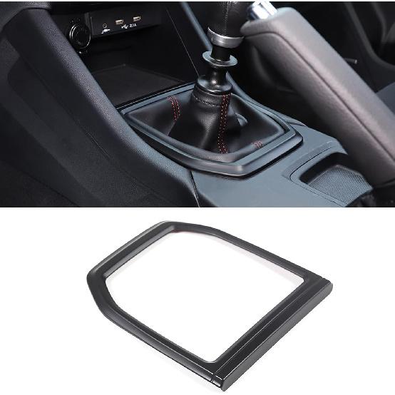 Car Gear Shift Panel Trim Cover Compatible with Subaru WRX 2022 2023 2024 2025 Manual,Central Control Gear Shift Panel Anti-Scratch Protection ABS матовый черный