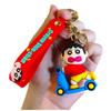 Crayon Shinchan Keychain Shinchan Key Ring Basketball Wall Sticker Cartoon Merchandise Shinchan's Daily Gift Y2k Fashion Toys