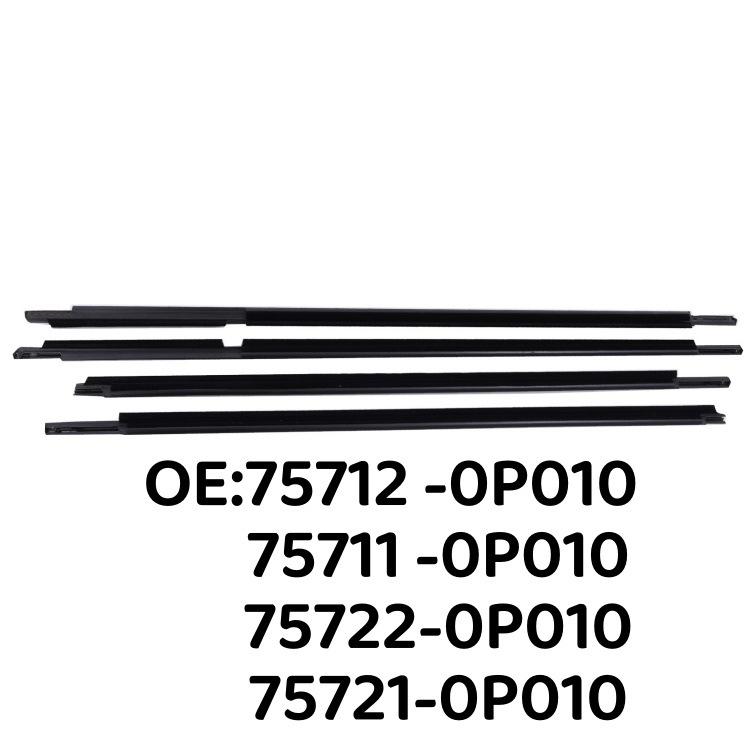 Всепогодная наружная уплотнительная лента для окон Toyota REIZ 05-09 (75712-0P010) 75712-0P010, 75711-0P010, 75722-0P010, 75721-0P010