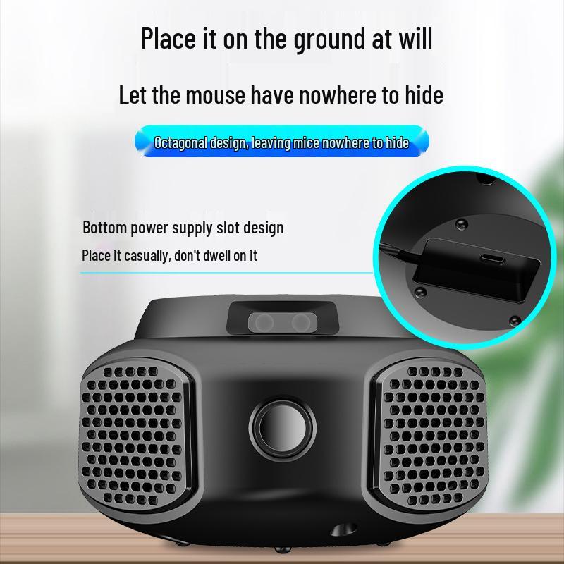High-Power Ultrasonic Pest Repeller for Indoor Use - Repels Mice, Ants, and Cockroaches