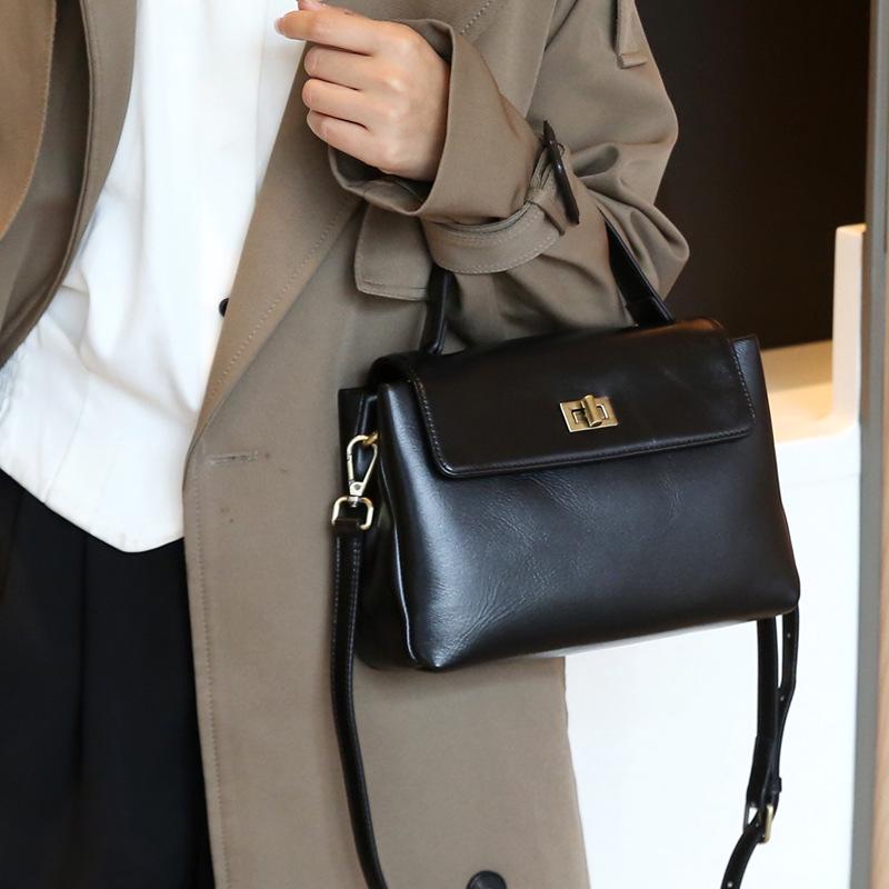 2024 Women's Genuine Leather Shoulder and Messenger Bags - Stylish, High-End Handbags