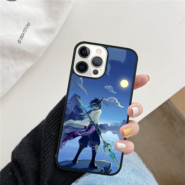 

Genshin Impact Xiao Phone Case For iPhone 17 Air 15 16 Cover 11 13 14 Pro Max 12 Plus Max Fundas iPhone 11pro max