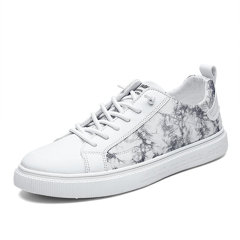 Fashion Men Sneakers Unisex Comfortable Fabric Men Footwear Men's Shoes Casual Flats Fashion Graffiti Printed High Top