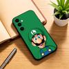 Cartoon Super M-MarioS Bros  Phone Case Black Silicone Soft For Samsung Galaxy A73,A72,A71,A70,A53,A52,A51
