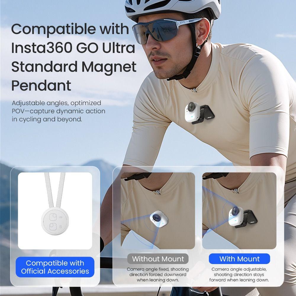 Lightweight Magnetic Bracket Holder Adapter for Insta360 GO Ultra Action Camera Accessories