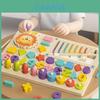 Montessori Wooden Learning Board For Toddlers With Number And Clock Puzzle For Early Education