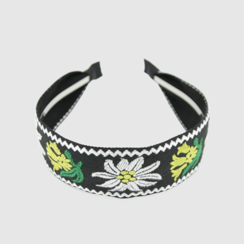 LALA Blumen Haarband P-Gelbgrün