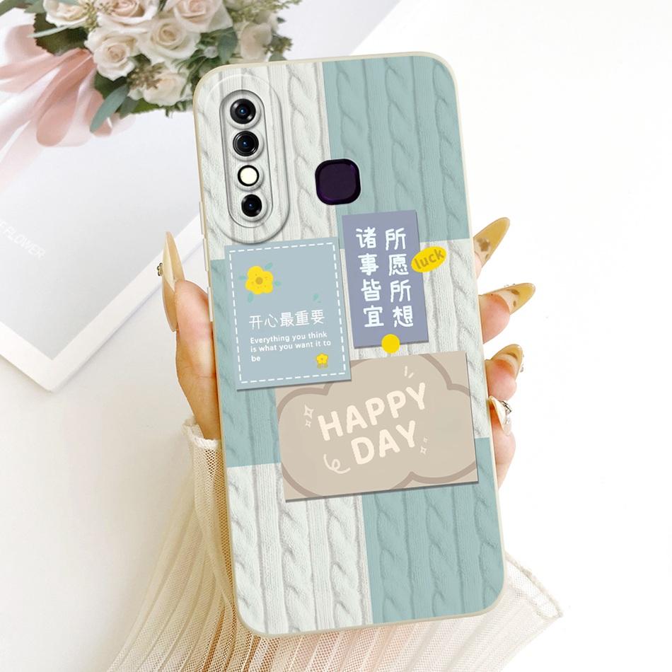 For Infinix Hot 8 / Hot 8 Lite X650 X650C X650B X650D Fashion Dusk Beach Painting Phone Case Shockproof Soft Silicone Bumpers