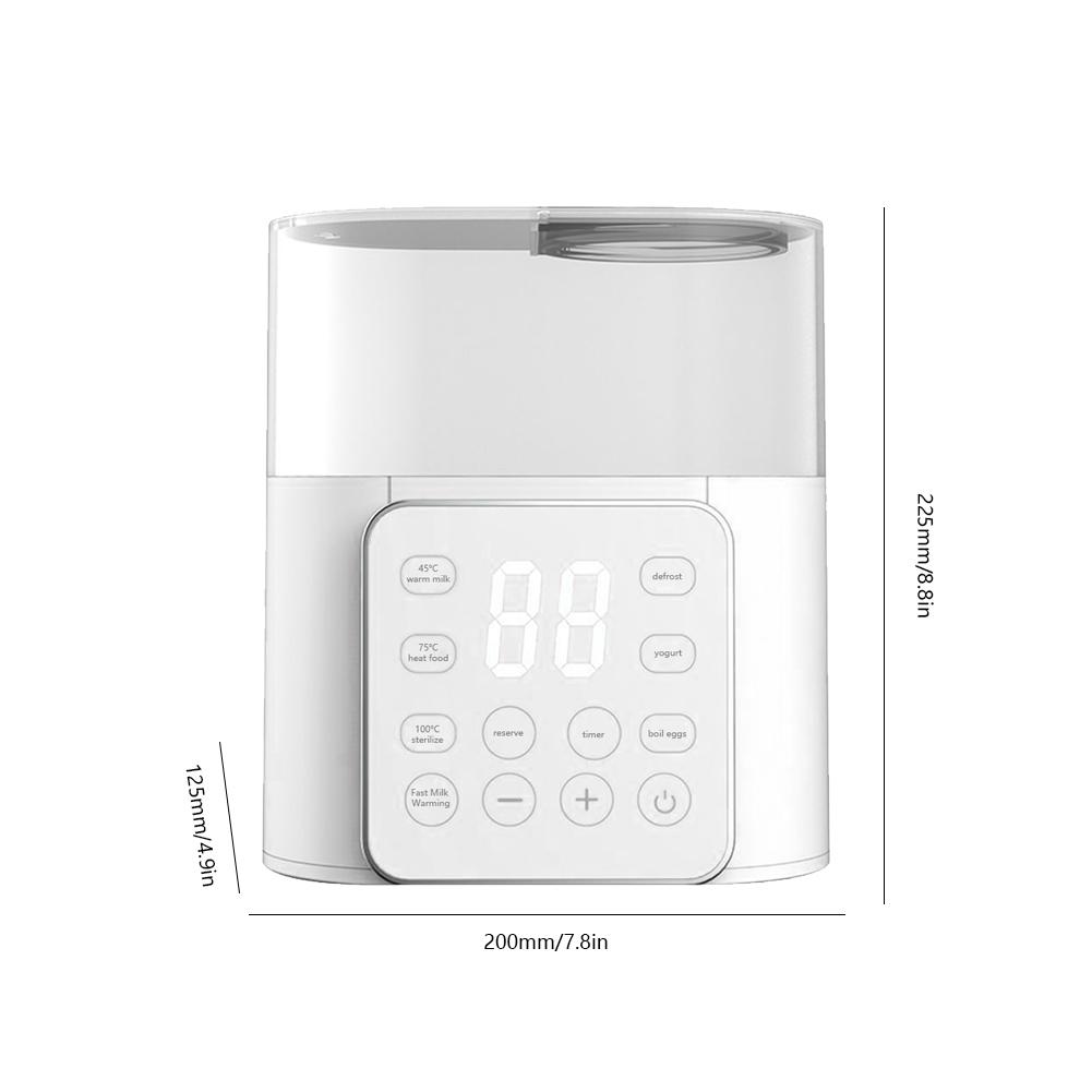 

Портативный подогреватель бутылочек для кормления, многофункциональный, быстрый подогреватель детского питания, автоматическое отключение, постоянный подогрев грудного молока или молочной смеси в течение 12 часов us белый