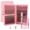 640 Tufts Diy Multi-Hair Eyelash Book 30D40D Natural Thick D Song Segmented False Eyelash Set