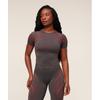 Gymshark Storm Seamless Short Sleeve Top Gs Dark Grey Gs Zesty Red B5b8r Gdy6