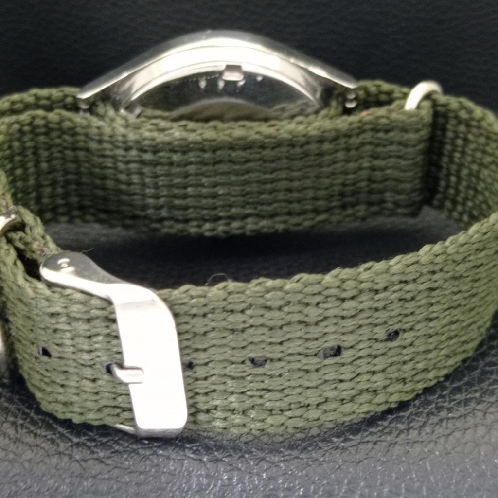 JAPAN VINTAGE SEIKO 5 AUTOMATIC 6309A MENS GREEN COLOR DIAL WATCH A701608-5 R206c-a701608