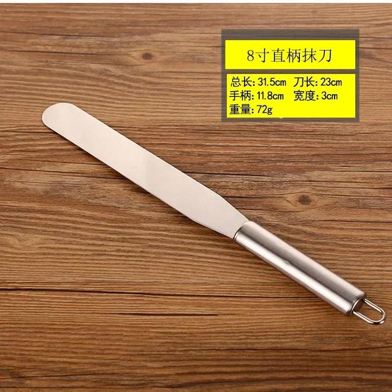 

6/8/10/12 дюймов из нержавеющей стали кремовая глазурь шпатель для торта DIY украшения торта инструменты утварь аксессуары