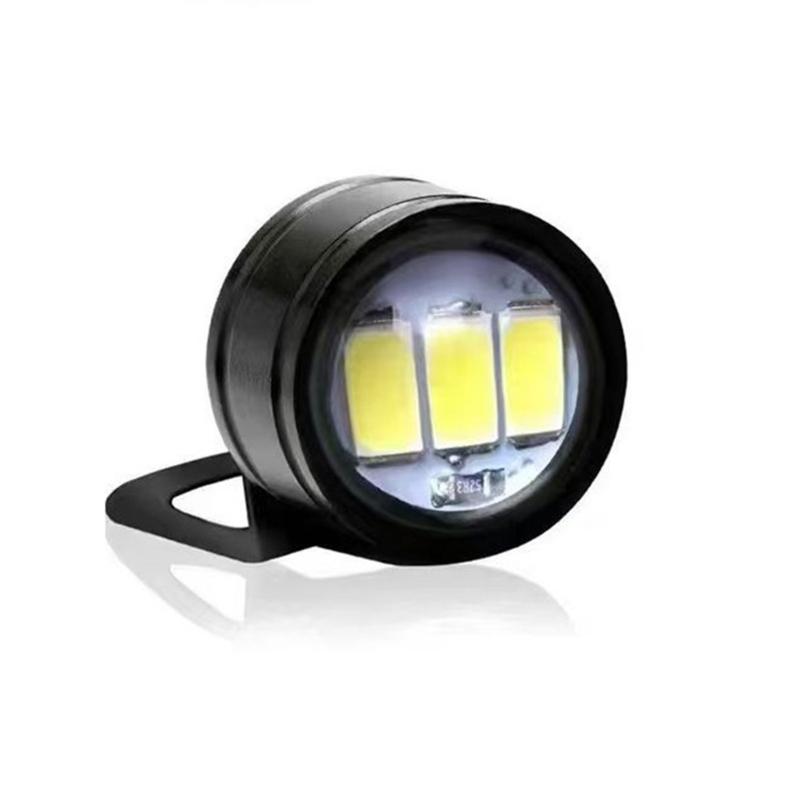 Universal 12V LED Daytime Running Lamps with Shockproof Design & Long Service Life for All Car & Motorcycle Models