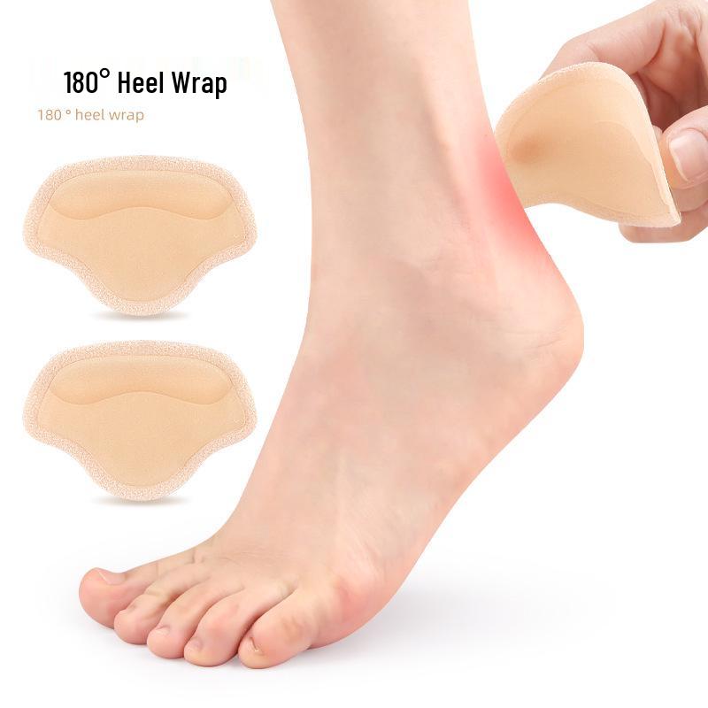 Cushioned Heel Stickers: Soft, Anti-Slip, Self-Adhesive, Cuttable, Skin-Like, Size-Adjusting Pads for High Heels