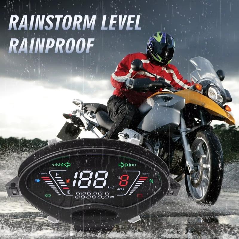 Full LCD Meter Motorbike Instrument Cluster Dashboard Panel For Charisma 125 X & D WAVE125 Wave125S Accurate Measurement