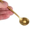 Gold Small Ice Cream Sugar Soup Tableware Dessert Spoon Stirring Spoon Coffee Spoon Teaspoon
