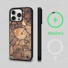 Wood Texture Art For Magsafe Phone Case For IPhone 17 Air 16 15 14 13 12 11 Pro Max Plus Shockproof Cover