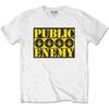 T-shirt unisexe Public Enemy: Quatre Logos