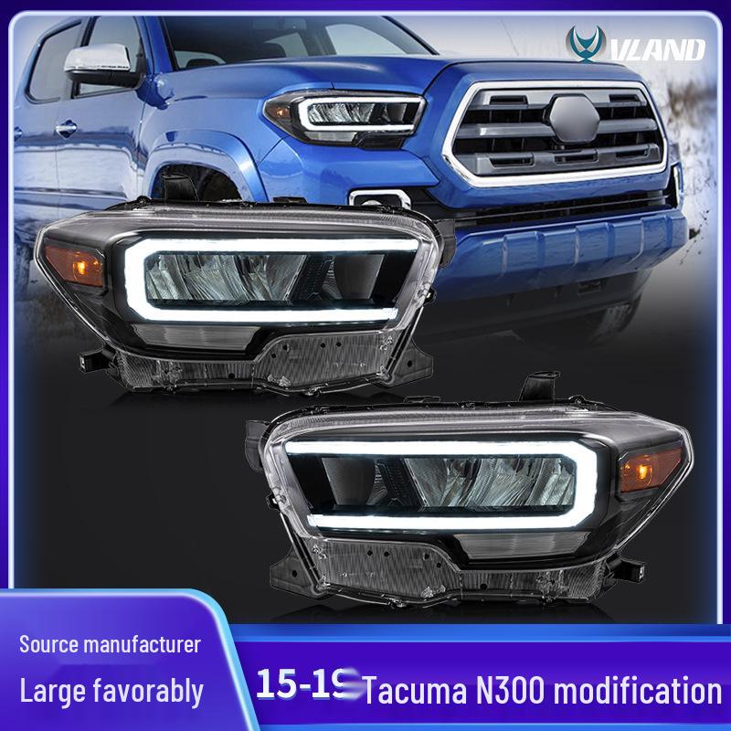 

Светодиодная фара в сборе для Toyota Tacoma 2015+ Amber Reflective Bowl Left-Hand Drive