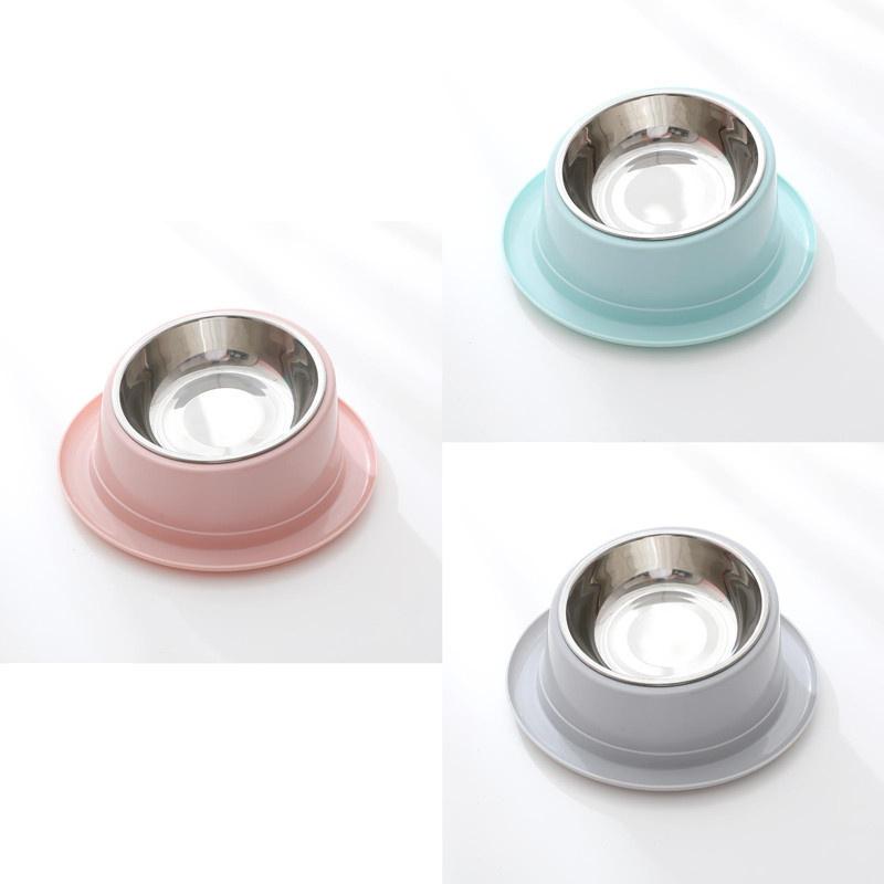 Colorful Macaron Tilted Ant-proof Cat Bowl Healthy And Slip-resistant Pet Dish