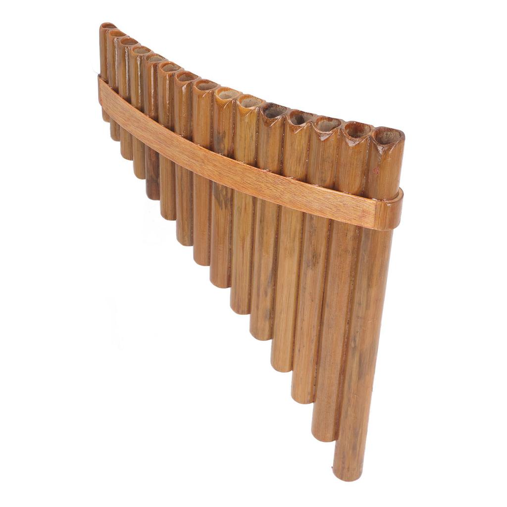 Musical Professional Panpipe Pan Flute 15 Pipes G Key Musical Instrument Pan Pipe Flute Left Hand