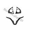 2015 2016 2017 2018  Accessories for Honda shuttle Car Steering Wheel Cover Trim Sticker Styling Shell ABS Carbon Fibre