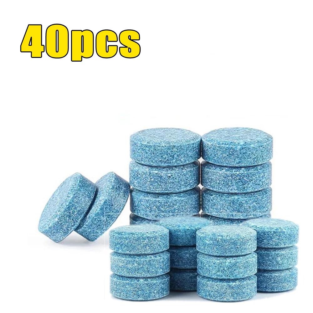 1-100pcs Car Windshield Cleaner Car Effervescent Tablet Glass Water Solid Cleaner Universal Automobile Accessories Spray Cleaner